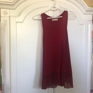 Hollister red tank top